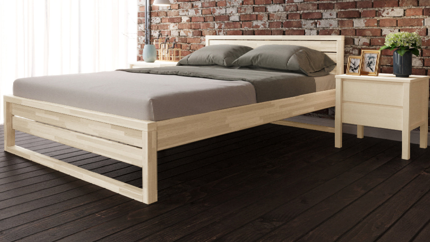 Nordic Style Holz Bett Graatsia