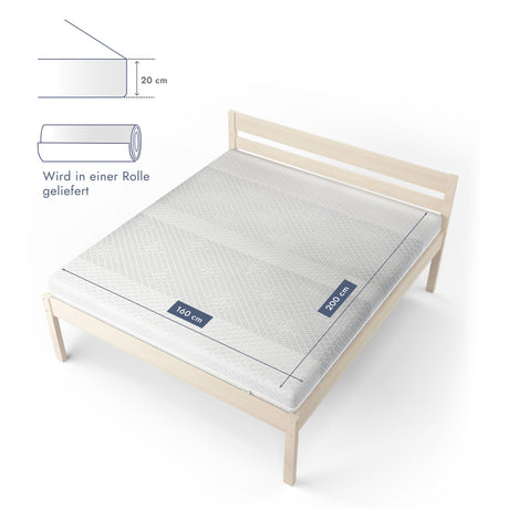 Premium 160x200 20 cm doppelseitige Matratze