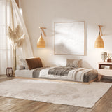 Bett im japanischen Stil aus massiver Birke 100x200