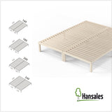 Futonbett aus Massivholz Birke 80x200