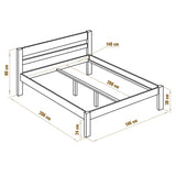 Holz Bett 140x200